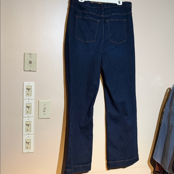 SPANX Dark Blue Flare Women's Jeans - Picture 5 of 6